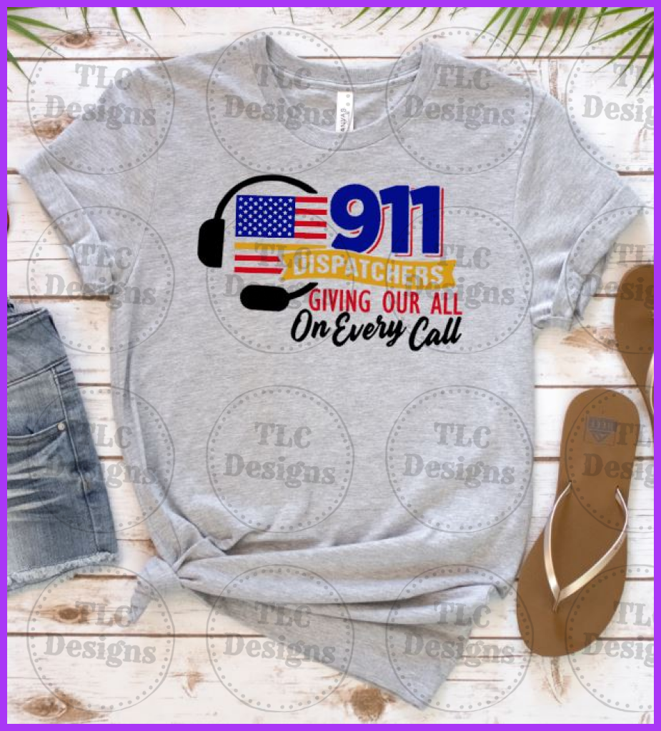 911 Dispatcher Full Color Transfers