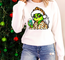 Load image into Gallery viewer, Boujie Lady Grinch With Sb Full Color Transfers
