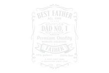 Load image into Gallery viewer, Best Father Of All Time Full Color Transfers
