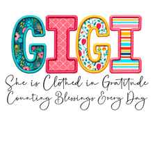 Load image into Gallery viewer, She Is Clothed- Gigi Full Color Transfers
