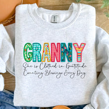 Load image into Gallery viewer, She Is Clothed- Granny Full Color Transfers
