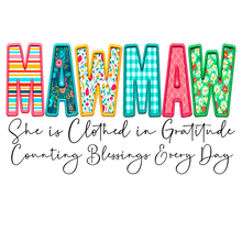 Load image into Gallery viewer, She Is Clothed- Mawmaw Full Color Transfers
