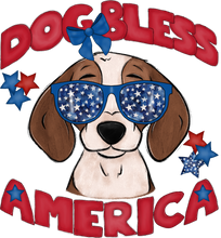 Load image into Gallery viewer, Patriotic Dogs - Add Breed In Notes Please Full Color Transfers
