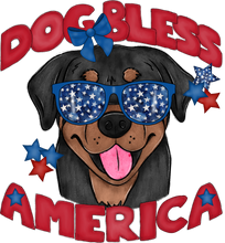 Load image into Gallery viewer, Patriotic Dogs - Add Breed In Notes Please Full Color Transfers
