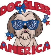 Load image into Gallery viewer, Patriotic Dogs - Add Breed In Notes Please Full Color Transfers
