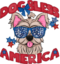 Load image into Gallery viewer, Patriotic Dogs - Add Breed In Notes Please Full Color Transfers

