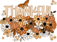 Load image into Gallery viewer, Fall Floral Names Thankful Full Color Transfers
