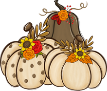 Load image into Gallery viewer, Fall Neutral Pumpkins Full Color Transfers
