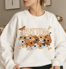 Load image into Gallery viewer, Fall Floral Names Custom Full Color Transfers
