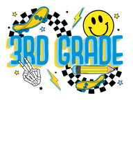 Load image into Gallery viewer, Skate Board 3Rd Grade Full Color Transfers
