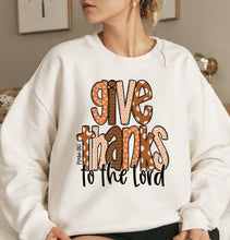 Load image into Gallery viewer, Give Thanks For The Lord Full Color Transfers
