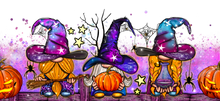 Load image into Gallery viewer, Halloween Witch Gnomes Libbey Cup Full Color Transfers
