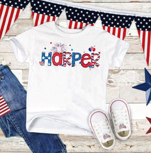 Load image into Gallery viewer, Patriotic Letters Full Color Transfers
