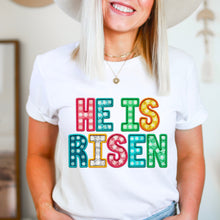 Load image into Gallery viewer, He Is Risen Bling Full Color Transfers

