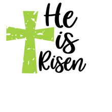 Load image into Gallery viewer, He Is Risen Green Cross Full Color Transfers
