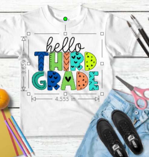 Hello Third Grade Boy Version