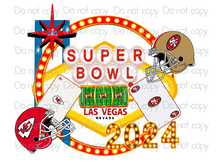 Load image into Gallery viewer, Super Bowl 2024 2 Full Color Transfers
