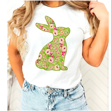 Load image into Gallery viewer, Floral Bunny Full Color Transfers
