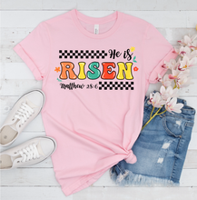 Load image into Gallery viewer, He Is Risen Checker Full Color Transfers
