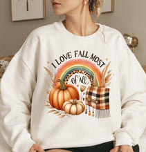 Load image into Gallery viewer, I Love Fall Most Of All Full Color Transfers
