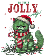 Load image into Gallery viewer, Is This Jolly Enough- Green Cat Full Color Transfers
