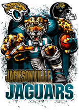 Load image into Gallery viewer, Jacksonville Jaguars Full Color Transfers
