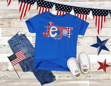 Load image into Gallery viewer, Patriotic Letters Full Color Transfers
