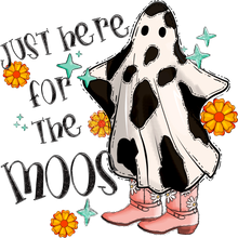 Load image into Gallery viewer, Just Here For The Moos Full Color Transfers
