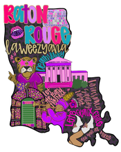 Load image into Gallery viewer, Lsu Bright Colors Full Color Transfers
