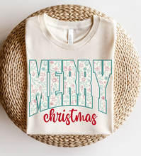 Load image into Gallery viewer, Merry Christmas Retro Full Color Transfers
