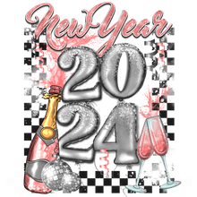 Load image into Gallery viewer, New Years 2024 - Sleeve Available Full Color Transfers

