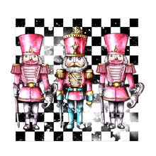 Load image into Gallery viewer, Nutcracker Pink With Checker Full Color Transfers
