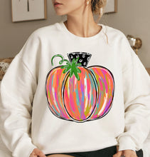 Load image into Gallery viewer, Painted Pumpkin Bright Colors Full Color Transfers
