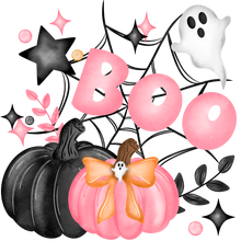 Load image into Gallery viewer, Pink And Black Halloween Full Color Transfers
