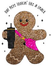 Load image into Gallery viewer, Sparkly Gingerbread Full Color Transfers
