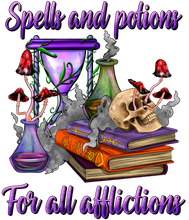Load image into Gallery viewer, Spells And Potions For All Afflictions Full Color Transfers
