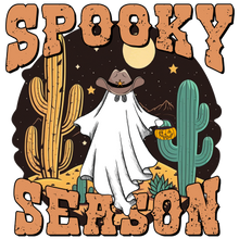 Load image into Gallery viewer, Spooky Season With Ghost And Cactus Full Color Transfers
