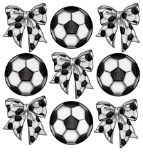 Load image into Gallery viewer, Soccer Coquette Full Color Transfers
