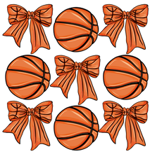 Load image into Gallery viewer, Basketball Coquette Full Color Transfers

