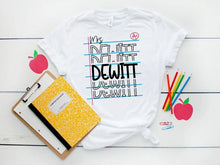 Load image into Gallery viewer, Personalized Teacher Name On Notebook Full Color Transfers
