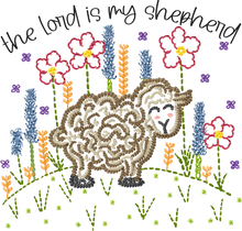 Load image into Gallery viewer, The Lord Is My Shepherd - Faux Embroider Full Color Transfers
