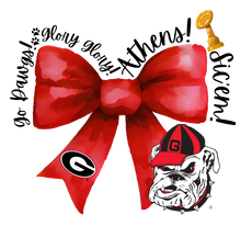 Load image into Gallery viewer, Uga Georgia Coquette Full Color Transfers
