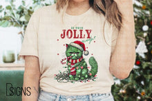 Load image into Gallery viewer, Is This Jolly Enough- Green Cat Full Color Transfers
