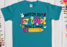 Load image into Gallery viewer, Watch Out Bright Colors- 1St Grade Full Color Transfers
