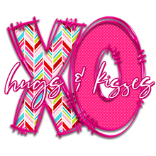 Load image into Gallery viewer, Xoxo Hugs And Kisses Full Color Transfers
