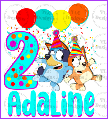 Adaline Birthday Full Color Transfers