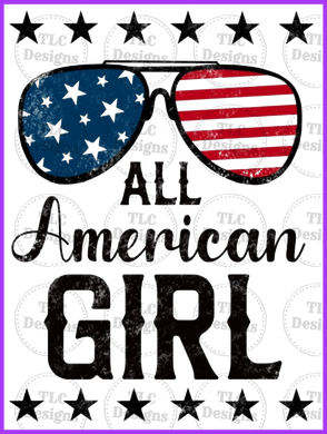 All American Girl 2 Full Color Transfers