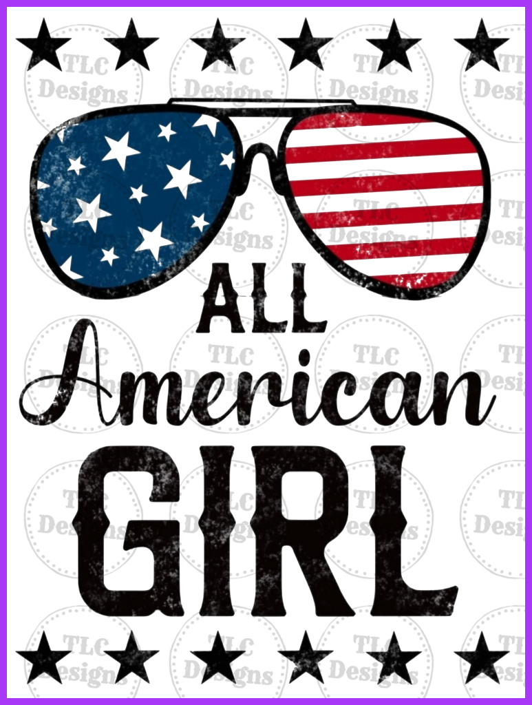 All American Girl 2 Full Color Transfers