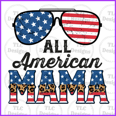 All American Mama Full Color Transfers