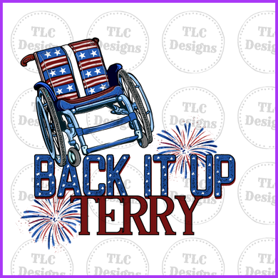 Back It Up Terry Full Color Transfers